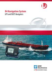 R4 Navigation System GPS and DGPS Navigators R4 Navigation System  R4 GPS/DGPS Navigation Sensor