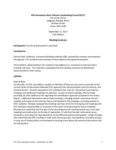 Soil contamination / Organochlorides / Polychlorinated biphenyl / Hudson River / United States Environmental Protection Agency / Pittsfield /  Massachusetts / General Electric / Housatonic River / Kalamazoo Superfund Site / Pollution / Geography of the United States / Environment