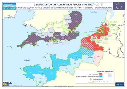 2 Seas crossborder cooperation Programme[removed]Eligible and adjacent NUTS III areas of the Common Priority with the France - (Channel) - England Programme North Sea Norfolk
