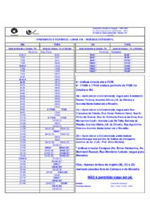 Universidade Estadual de Campinas – UNICAMP Vice-Reitoria Executiva de Administração - VREA Prefeitura da Cidade Universitária “Zeferino Vaz” Unitransp  ITINERÁRIOS E HORÁRIOS - LINHA[removed]MORADIA ESTUDANTIL