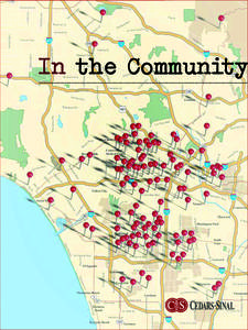 In the Community  ------------------------------------------------------------------------------------------------- About the Cover: Each pin on this map marks a