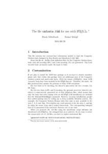 Typesetting / TeX / Character sets / T1 / Cork encoding / Metafont / Symbol / Cyrillic script / Computer Modern / Typography / Donald Knuth / Digital typography