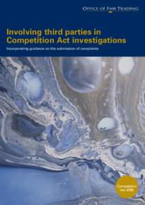 oft451 - Involving third parties in Competition Act investigations