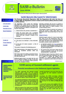 SASB e‐Bulletin  Issue SEVEN GOVERNMENT OF WESTERN AUSTRALIA