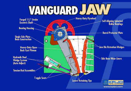 VANGUARD JAW Forged 1 /2” Stroke Eccentric Shaft 1  Heavy-Duty Flywheel