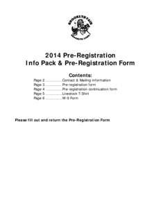 Microsoft Word - Preregistration Form 2014