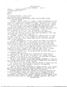 r.r.?  UNCLASSIFIED BEGIN MESSAGE 22