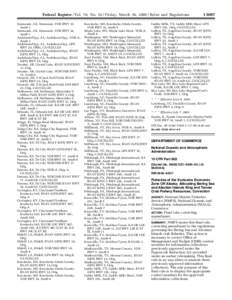 Federal Register / Vol. 70, No[removed]Friday, March 18, [removed]Rules and Regulations Emmonak, AK, Emmonak, VOR RWY 16, Amdt 1 Emmonak, AK, Emmonak, VOR RWY 34, Amdt 1 Andalusia/Opp, AL, Andalusia-Opp, NDB–A,