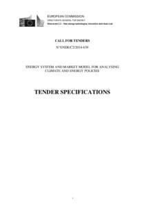 Procurement / European Union / Electricity market / Contract / Directorate-General for Energy / General contractor / Business / Auctioneering / Call for bids