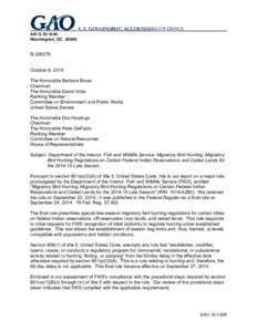 B[removed]; Department of the Interior, Fish and Wildlife Service: Migratory Bird Hunting; Migratory Bird Hunting Regulations on Certain Federal Indian Reservations and Ceded Lands for the[removed]Late Season