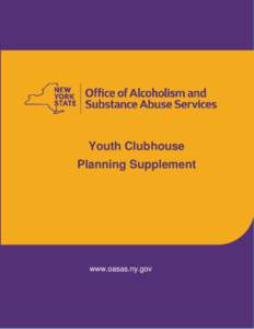 2015 Youth Clubhouse Planning Supplement