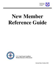 United States Coast Guard Auxiliary New Member Reference Guide