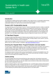 Sustainability Update #4 _July 2011_ Final