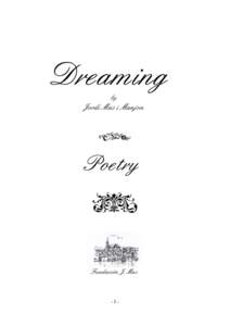 Dreaming by Jordi Mas i Manjon a
