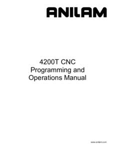 4200T CNC Programming and Operations Manual