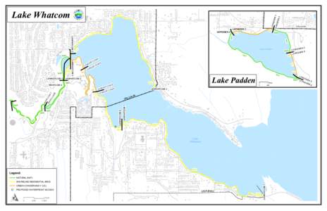 Lake Whatcom and Lake Padden - City of Bellingham, WA