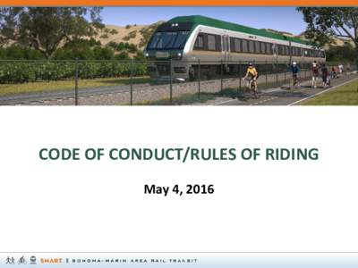 Code of conduct/rules of riding
