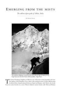 Eight-thousanders / Geography / Sacred mountains / Kangchenjunga / Alexander Mitchell Kellas / Kabru / Marko Prezelj / Sikkim / Mount Everest / Physical geography / Geography of Asia / Himalayas