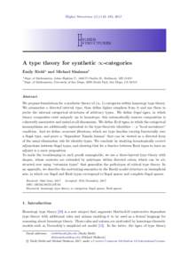 Higher Structures 1(1):116–193, H IGHER STRUCTURES