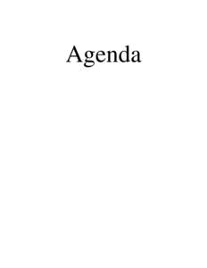 Agenda  Department of Environmental Quality Amanda Smith Executive Director