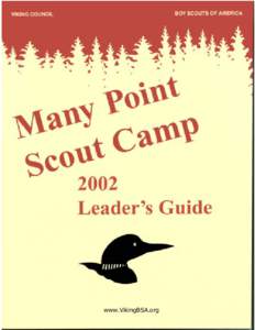 www.VikingBSA.org  www.VikingBSA.org Many Point Scout Camp[removed]Leader’s Guide  www.VikingBSA.org