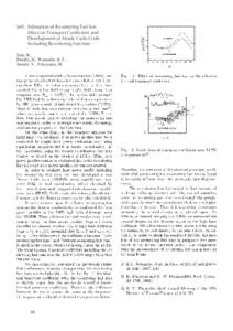 §43.	 Estimation of Re-entering Fast Ion Effect on Transport Coefficient and Development of Monte Carlo Code Including Re-entering Fast Ions Seki, R., Funaba, H., Watanabe, K.Y.,