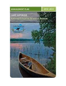 Management Plan[removed]Lake Superior National Estuarine Research Reserve