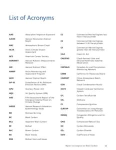 List of Acronyms AAE Absorption Angstrom Exponent  C1