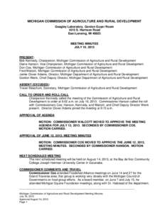 North Central Association of Colleges and Schools / Lansing – East Lansing metropolitan area / Michigan Department of Agriculture & Rural Development / Agriculture ministry / Traverse City /  Michigan / Lansing /  Michigan / Food and Drug Administration / Department of Agriculture /  Food and the Marine / Grand Valley State University / Geography of Michigan / Michigan / Michigan State University