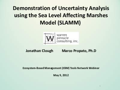 SLAMM Uncertainty Component