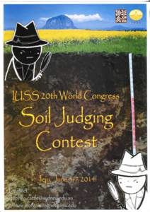 Information on the 1st International Soil Judging Contest  1. Title: The 1st International Soil Judging Contest