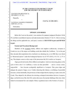 Case 3:12-cv[removed]SEC Document 65 Filed[removed]Page 1 of 56  IN THE UNITED STATES DISTRICT COURT FOR THE DISTRICT OF PUERTO RICO  1