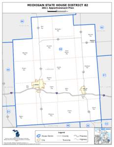 MICHIGAN STATE HOUSE DISTRICTApportionment Plan 0 2.5