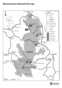 Wooroonooran National Park map