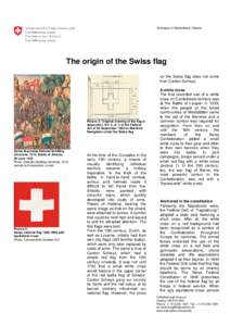 The origins of the Swiss flag