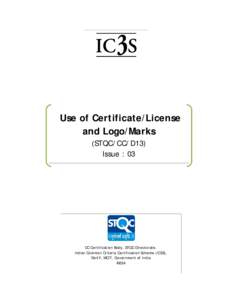Microsoft Word - D13-Use of Certificate-License and Logo-Marks-Issue-03.docx
