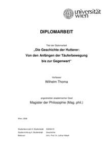 Diplomarbeit Wilhelm Thoma - formatiert