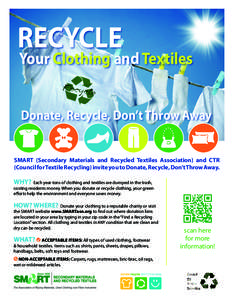 Clothing / Recycling / Textiles / Recycling by product / Textile recycling