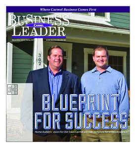 Where Carmel Business Comes First  December 2013 | Issue 0078 www.businessleader.bz