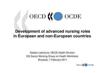 OECD study_Nurses in Advanced Roles_Feb2011.ppt