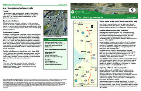 SR 9 Corridor Improvements January 2013
