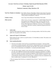 Education policy / STEM fields / Project-based learning / Best practice / Education in the United States / Academy of Medicine /  Engineering and Science of Texas / National Science Board / Education / Science education / Knowledge