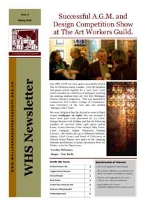 WHS Newsletter 3 Spring 10 final.pub