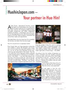 Property Feature  kumar-design.com HuahinJapan.com – Your partner in Hua Hin!