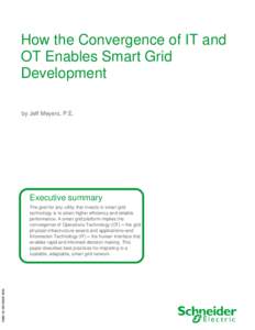 How the Convergence of IT and OT Enables Smart Grid Development