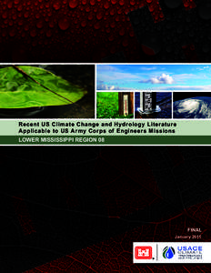 Recent US Climate Change and Hydrology Literature Applicable to US Army Corps of Engineers Missions LOWER MISSISSIPPI REGION 08 FINAL January 2015