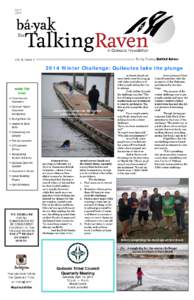 April 2014 Vol. 8, Issue[removed]Winter Challenge: Quileutes take the plunge