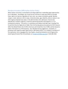 United States / Discrimination in the United States / Social inequality / Protected class / Rehabilitation Act / Affirmative action / Title IX / Disability / Discrimination / Law / Special education in the United States / Human rights in the United States