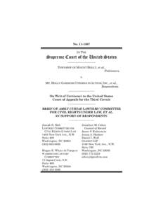 Microsoft Word - Draft Amicus Brief - Mount Holly.docx