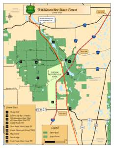 Withlacoochee State Forest  CITRUS HERNANDO  Exit 314